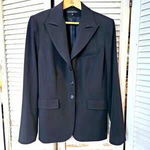 NWOT Logic Tie Back Blazer Black Size 8 Made In Canada